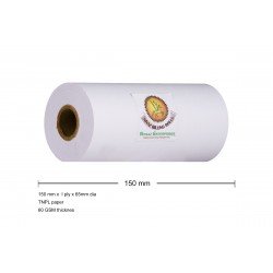 Paper Roll  -  6 inches / 150 mm  x 65mm Dia Pack of 30 nos