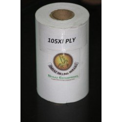 Paper Roll  -  4 inches / 105mm  x 65mm Dia  - Pack of 30nos