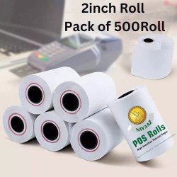 2 inch Thermal Paper Rolls Pack of 500 2 inch Thermal Paper Rolls Pack of 500