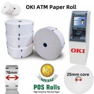 HITACHI ATM Machine Paper Roll (25MM CORE)
