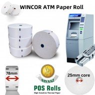 HITACHI ATM Machine Paper Roll (25MM CORE)