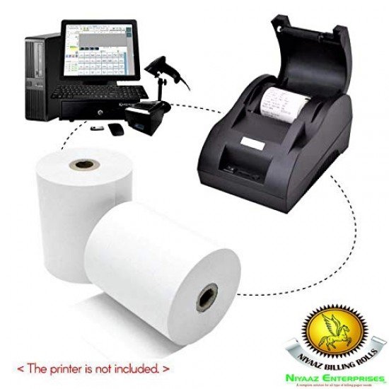 2 inch / 3 inch / 4 inch  Thermal Paper Rolls Pack of 10