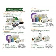 2 inch / 3 inch / 4 inch  Thermal Paper Rolls Pack of 10