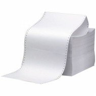 Computer forms - Continuous sheet with single carbon copy  pack of 1000 sheets