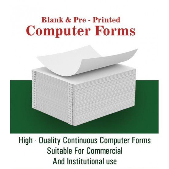 Computer Forms|High-Quality Continuous forms (Blank & Pre-Printed)